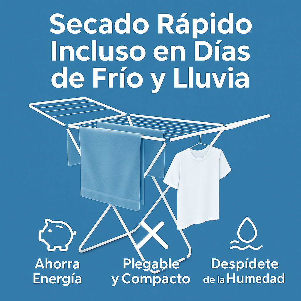 Tendedero Eléctrico Plegable