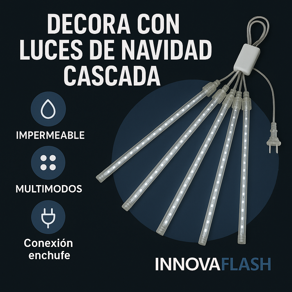 Luces de Navidad Cascada
