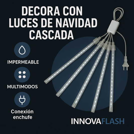 Luces de Navidad Cascada